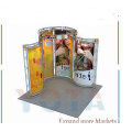 small lightweight banner stand 10x10 (3x3) backdrop display for advertising fair